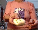 A picture of step 3 of Coconut Lobongo Lotika.