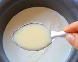 A picture of step 2 of Kheer Komala.