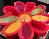 A picture of step 7 of Beetroot Carrot and Mint layer pudding.