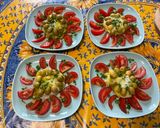 Une image de l'étape 10 de Poireaux vinaigrette aux tomates et olives.
