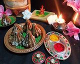 A picture of step 8 of Panjiri Modak.