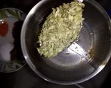 A picture of step 7 of Chana daal karailay.