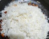 A picture of step 6 of Soya chunks fried rice.