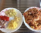 Hình bước làm 1 của món Gà ram sả ớt