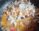 Foto del paso 5 de la receta: Torta de queso y cebolla de masa con mix de semillas de lino y sésamo.😍💫😍💫😍💫