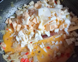 Foto del paso 5 de la receta: Torta de queso y cebolla de masa con mix de semillas de lino y sésamo.😍💫😍💫😍💫