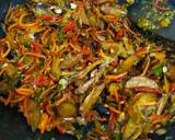 Jengkol Teri Melinjo Cabe Ijo langkah memasak 5 foto