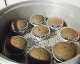 Foto langkah ke 5 dari resep Brownies Kukus Matcha Topping Glaze Matcha.