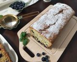 Ciasto budyniowe z borówkami krok przepisu 3 zdjęcie