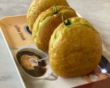 Foto langkah ke 4 dari resep Bomboloni pandan gulmer filling mocca.