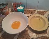 Foto del paso 1 de la receta: Budín húmedo de duraznos y cebada