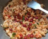 A picture of step 8 of Rava Upma.