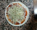 Foto del paso 4 de la receta: Pizza de Jamón y Queso sin Masa