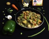 A picture of step 12 of Mix Veg in White Sauce.