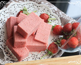 Foto langkah ke 9 dari resep Ogura Cake Strawberry Yoghurt Cottony Cake with Fresh Strawberry.