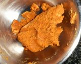 A picture of step 3 of Rajasthani gatte ki sabji.