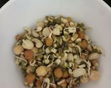 A picture of step 1 of Mixed sprouts khichdi.