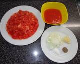 Foto del paso 2 de la receta Salmn escalfado y fettuccine de pesto con salsa de concasse de tomates