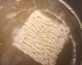 A picture of step 2 of Easy Egg Drop Soup with Ramen Noodles And Chicken.