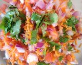 A picture of step 3 of Ragi Uttapam.
