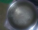 A picture of step 1 of Singhare ka Halwa.