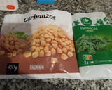 Foto del paso 1 de la receta: Espinacas con garbanzos