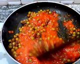 A picture of step 12 of Dhaba style matar masala.