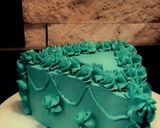 عکس مرحله 7 از دستور کیک تولد مثلثی وینتیج 🍰