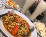 Foto langkah ke 5 dari resep Mie Tek Tek Kuah.