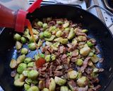 Édes chilis baconos kelbimbó rizzsel recept fázis 4 fotója