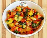 A picture of step 6 of Methi Mooli Gajar Sabzi.