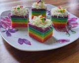 Foto langkah ke 4 dari resep Bolu Kukus Pelangi.