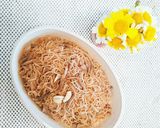 Hình bước làm 1 của món Bì cuốn với rau nhà lá vườn