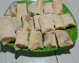 Foto langkah ke 4 dari resep 34. Lumpia Pisang Coklat.