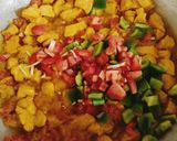 A picture of step 4 of Savory, Spicy Tikka Macroni 🍝🍊🍊🍜.