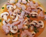 Foto del paso 3 de la receta: Omelette con vegetales y jamón