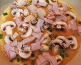 Foto del paso 3 de la receta: Omelette con vegetales y jamón