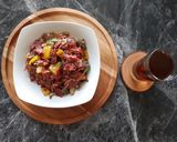 Foto langkah ke 7 dari resep Creamy Menemen Beef (eggless).