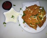 A picture of step 4 of Palak ke pakory.