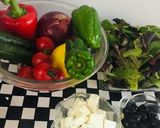 Foto del paso 1 de la receta: Ensalada Griega Con Salsa Tzatziki 🥗