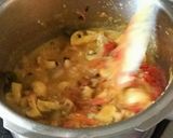 A picture of step 5 of Mushroom Biryani.