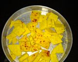 A picture of step 2 of Steam Dhokla.