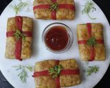 A picture of step 20 of Stuff paneer gift parcel.
