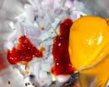 A picture of step 3 of Tandoori Paratha bites.