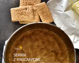 SERNIK z mascarpone z białą czekoladą na spodzie z herbatników krok przepisu 2 zdjęcie