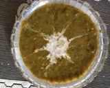 A picture of step 3 of Palak ka saag.