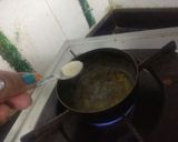 A picture of step 7 of Fafada-Kadhi with Grated Raw Papaya.