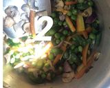 A picture of step 2 of Thai veg soup.