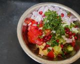 A picture of step 4 of Apple  Chatpata  mix veg  salad.