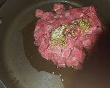 Foto del paso 3 de la receta: Carne de res con granos de elote en salsa de jalapeños